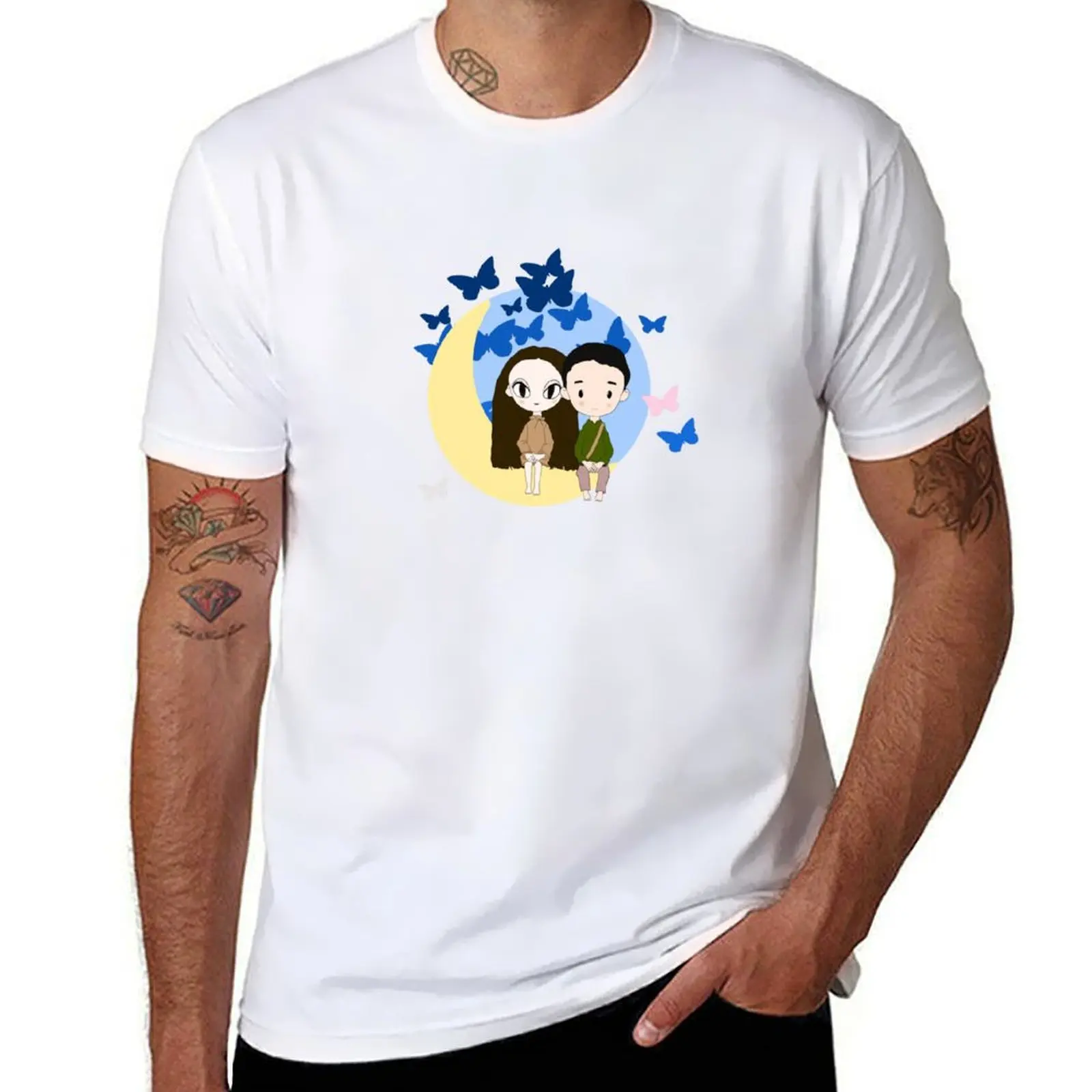 

It’s okay to not be okay cartoon animation dolls kdrama T-Shirt man t shirt luxury funny t shirts cotton T-Shirt