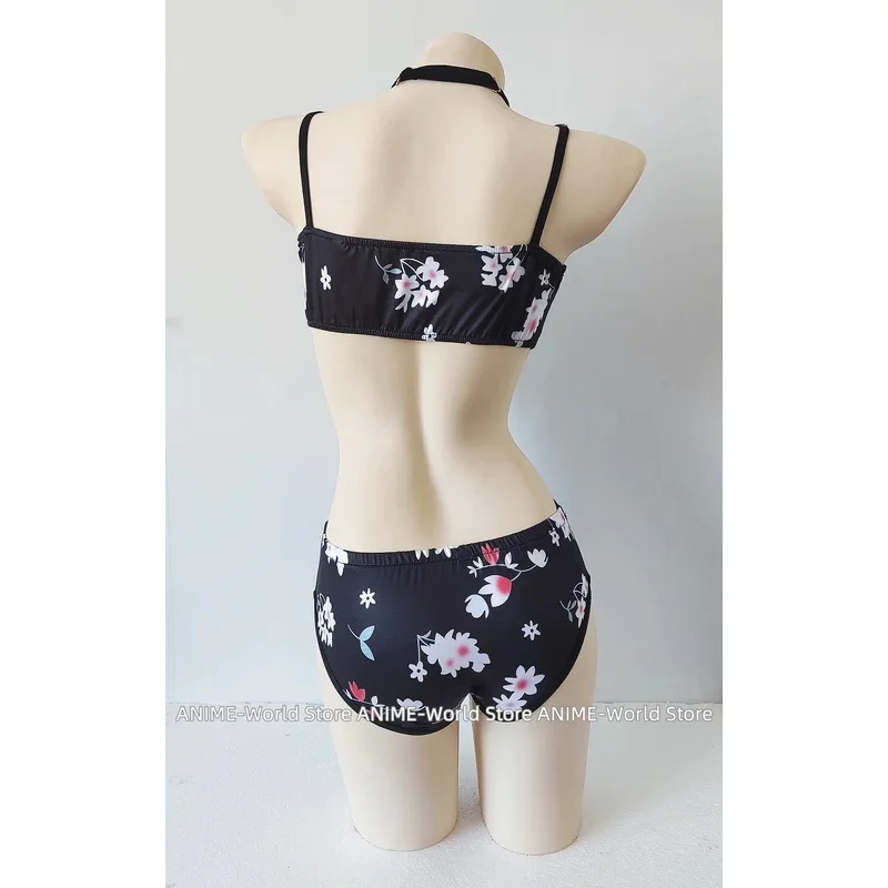 Синий архив Shimoe Koharu Wakaba Hinata, купальник, бикини, карнавальный костюм на Хэллоуин, игровой наряд для женщин, парик
