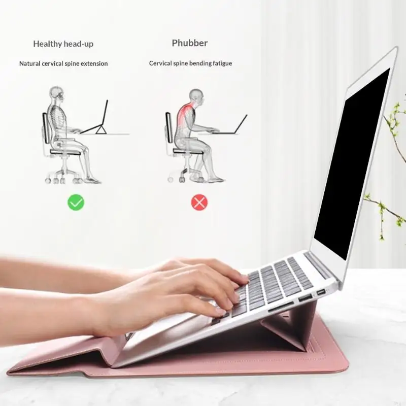 Protective Laptop Sleeve Case Closure Stand Included Notebook Accessory N0HC