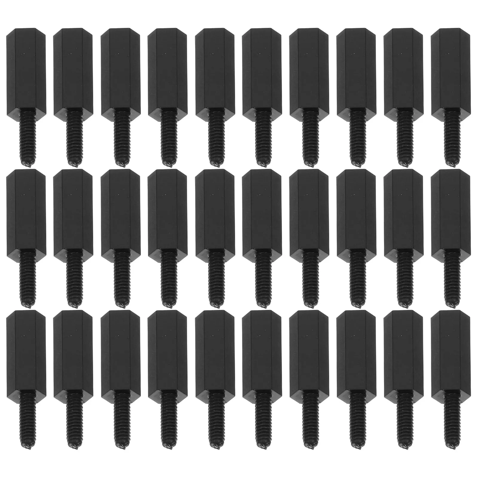 

50 Pcs Nylon Studs Hardware Spacers Standoffs for Electronics Wall-mounted Kit Couplers Pcb