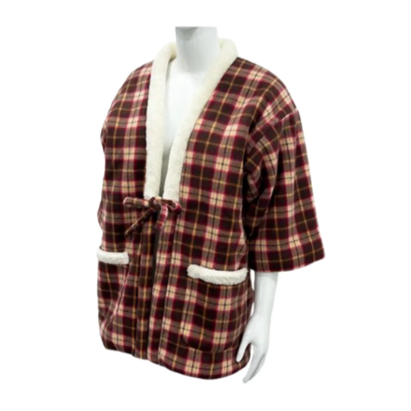 Fashion Home Clothes Warm Cotton Clothes Comfortable Japanese Style Kimono Lace up Cotton Jacket Men Women Loose Casual Top