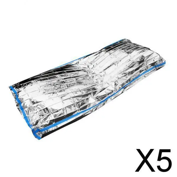 5x200 x 100cm Lightweight Camping Outdoor Emergency Sleeping Thermal Blanket