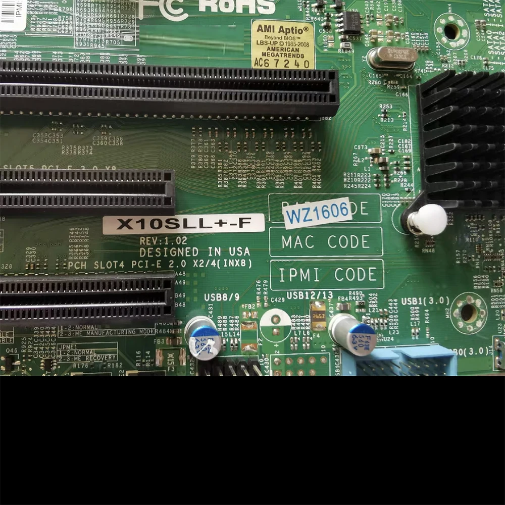 LGA1150 E3-1200 Single Channel Motherboard For Supermicro X10SLL+-F