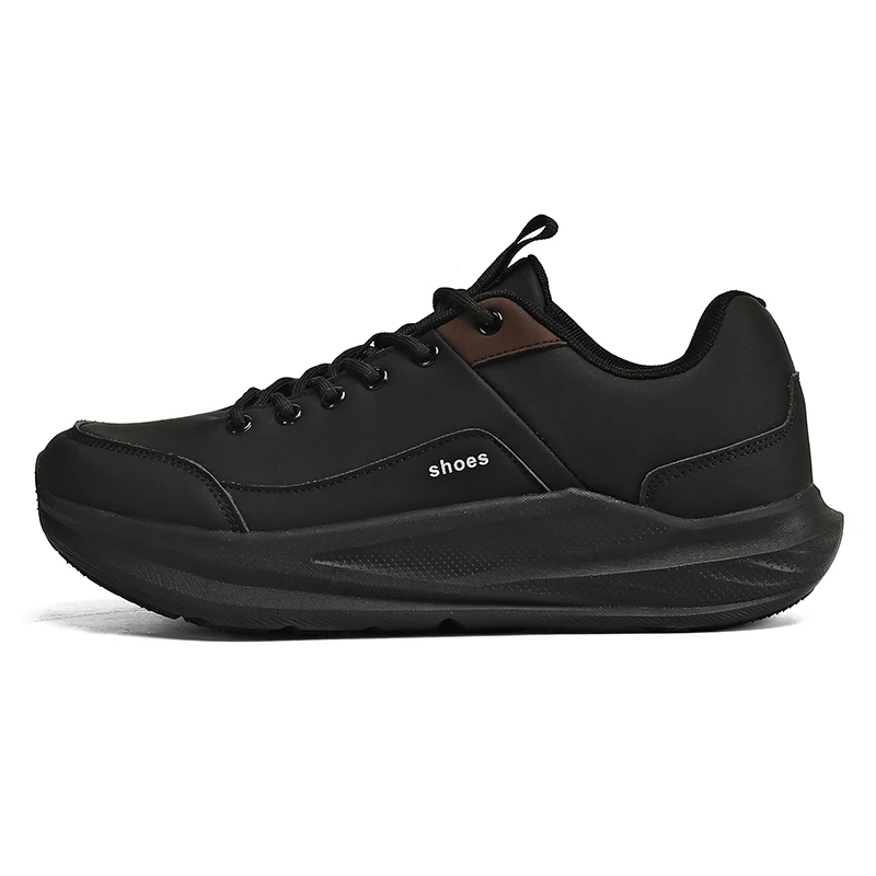 

Men's black casual sports shoes | Low-top shoes with lacing design, sturdy and durable sole, trendy style product