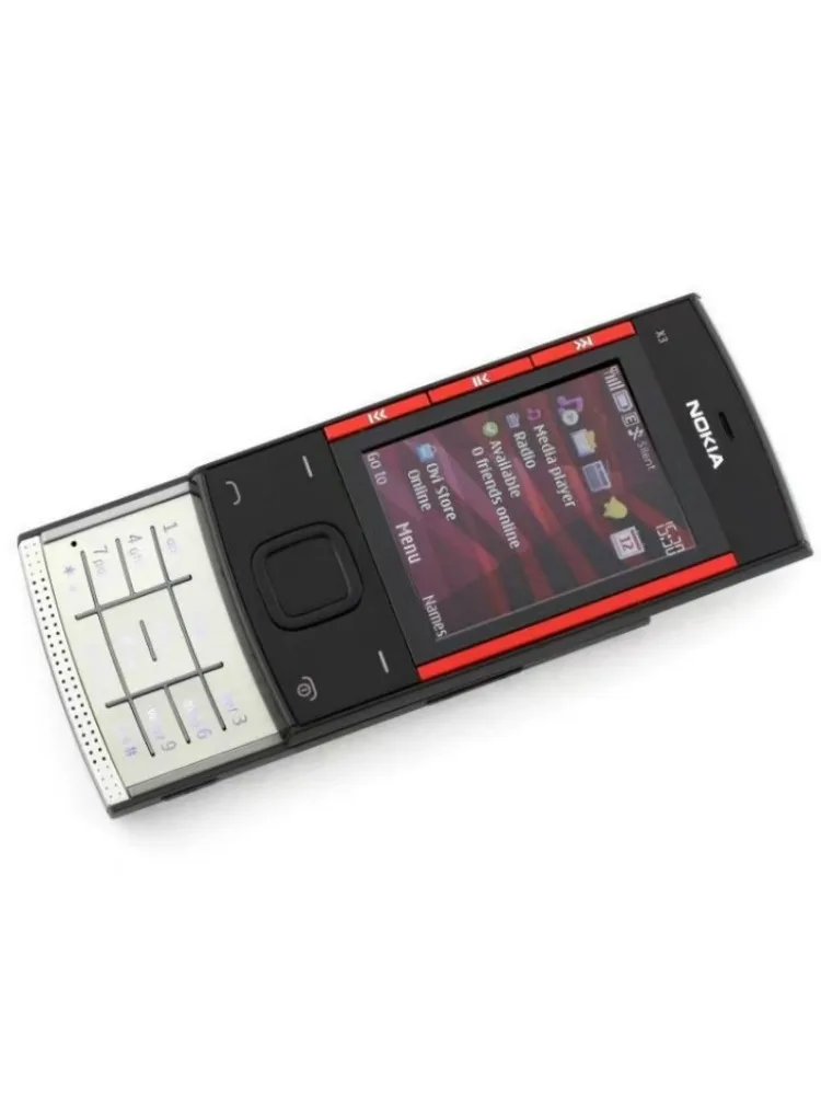 هاتف المفاتيح الكلاسيكي المنزلق Nokia X3-00 هو هدية ممتازة
