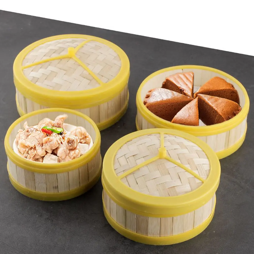 

Bamboo wooden Steamer Kitchen Cookware Fish Rice Dim Sum Basket Rice Pasta Cooker With Lid food Steamed stuffed bun steamer
