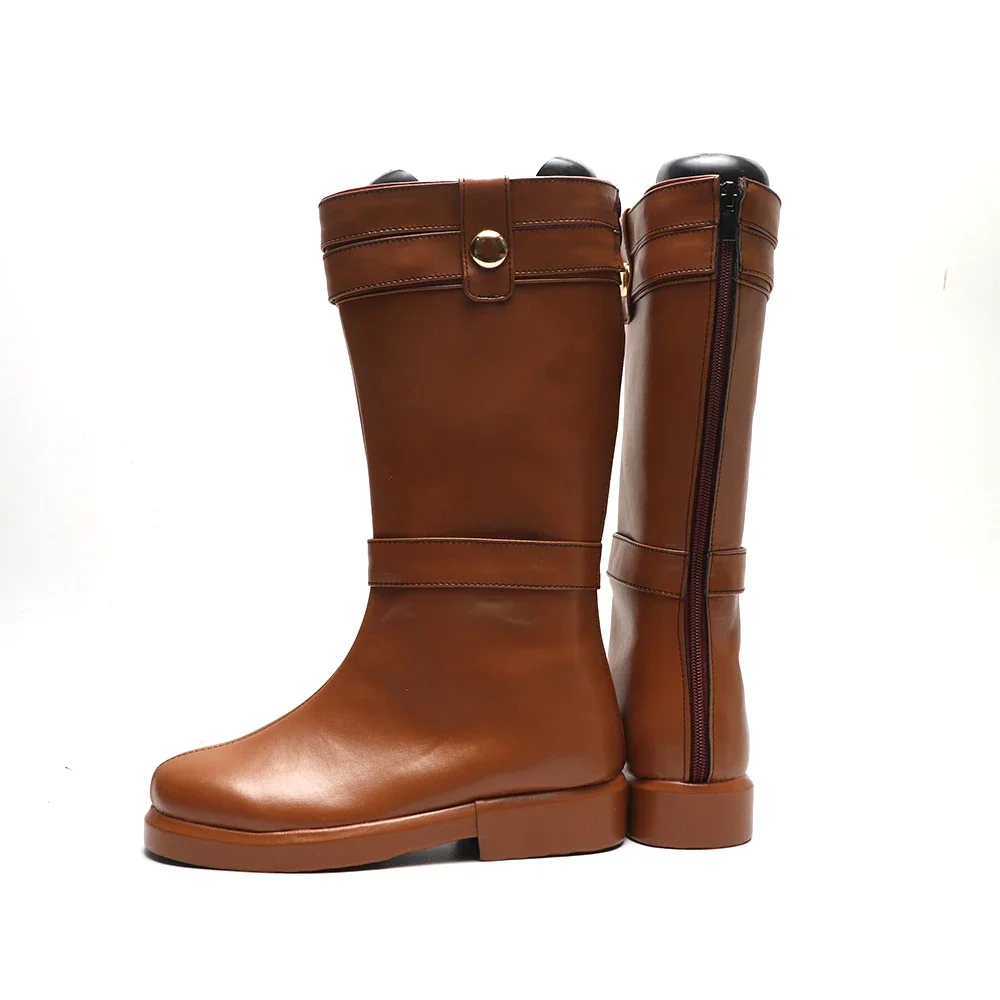 Cosplay Boots Frieren: Beyond Journey's End  Frieren Shoes Customized Halloween Party Props In Large Sizes For Both Men And Wome