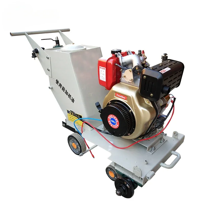 electric groove cutting pavement road cutter carving machine Highway surface engraving machine