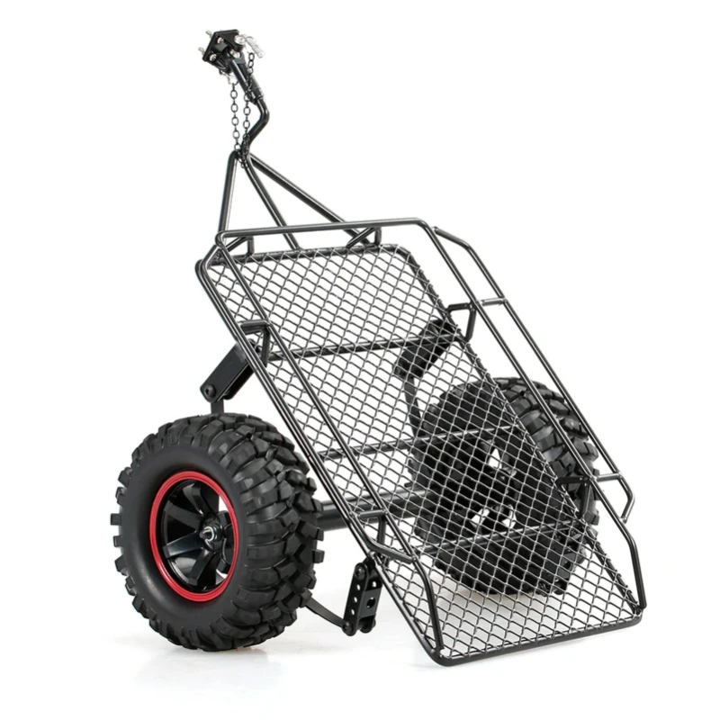 

Heavy Duty Truck Trail Trailer Car Trail for 1/10SCX10 D90 HPI RC Crawler Car DIY