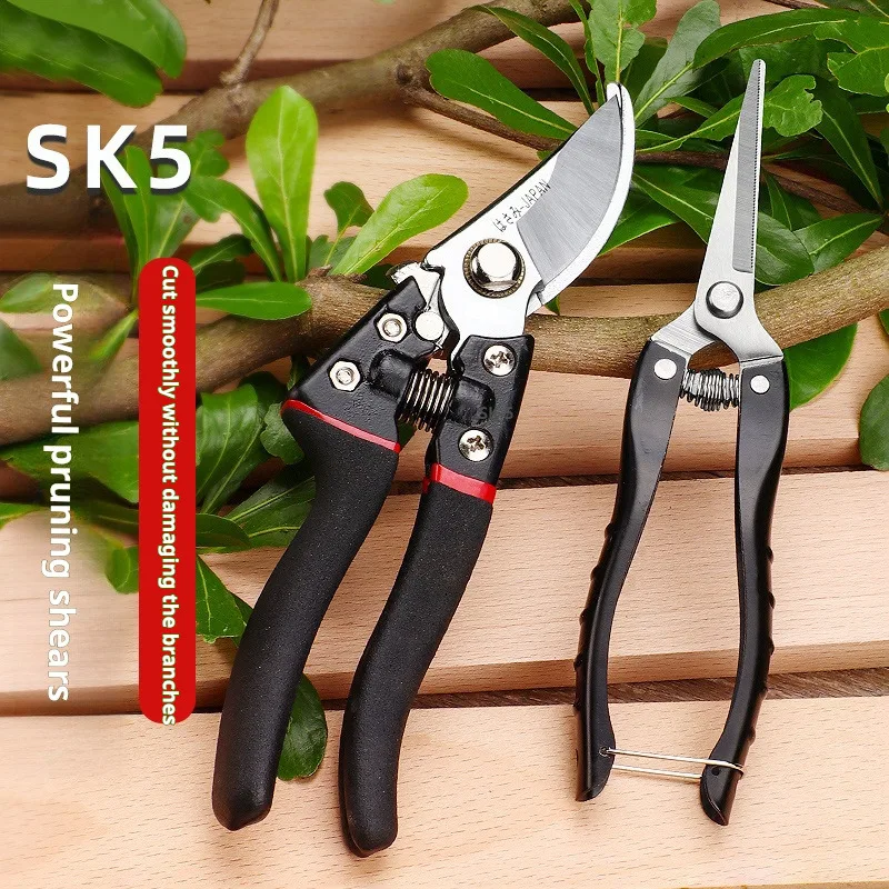 Rose vineyard pruning tools Stainless steel pruning shears