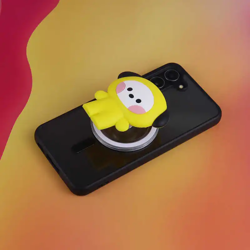 BT21 Tata Mang Cartoon Cooky Chimmy Suitable for MagSafe Magnetic Air Bag Holder New Anime Kawaii Adsorption Mobile Phone Holder