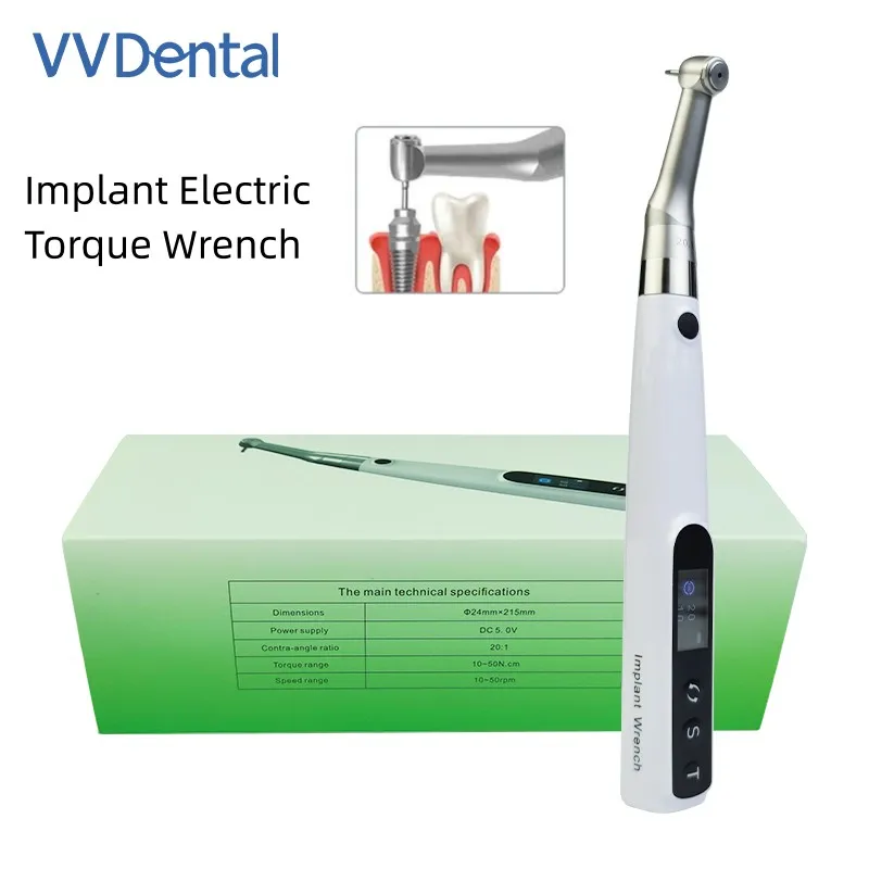 

VV Dental Wireless Charge Implant System Electrical Implant Wrench Motor Torque for Teeth Implant and Remove