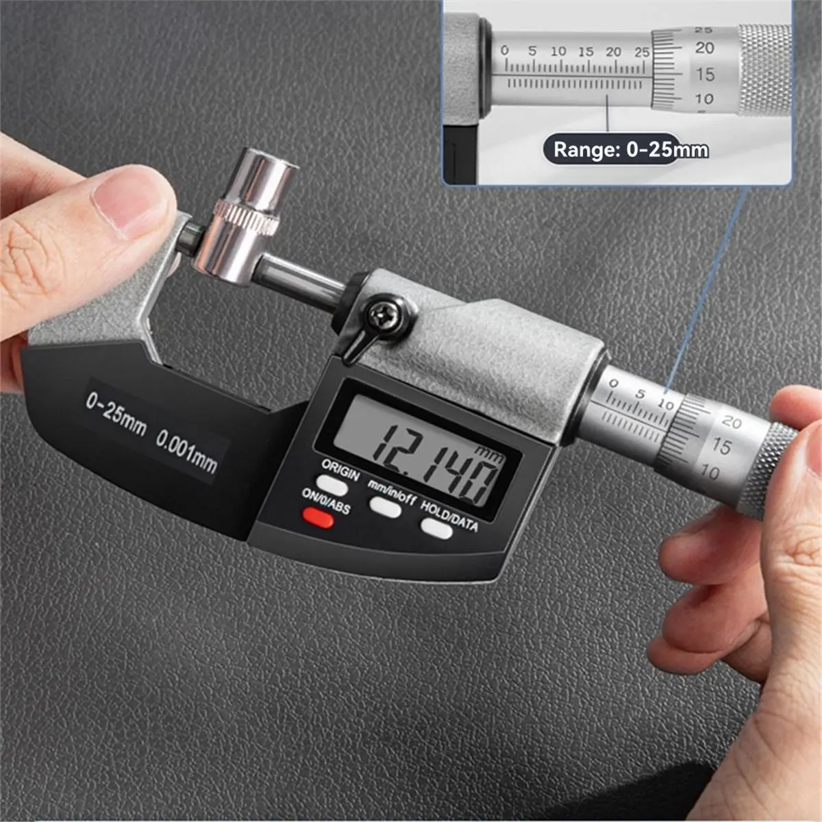 new trend! High Quality 0-25mm 0.001 mm Digital Electronic Outside Micrometer 0-25 mm with LCD Screen Measuring Tools Caliper