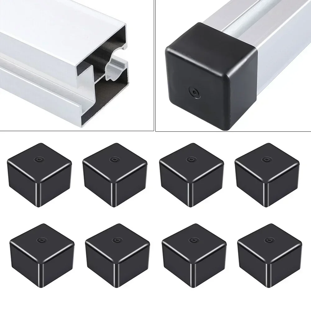 8-teiliges Endkappen-Abdeckungs-Set, Solarschiene, PV, für Profil, 40 mm x 40 mm, Solarschienen-Zubehör, 30 mm x 42 mm x 42 mm, Photovoltaik-System