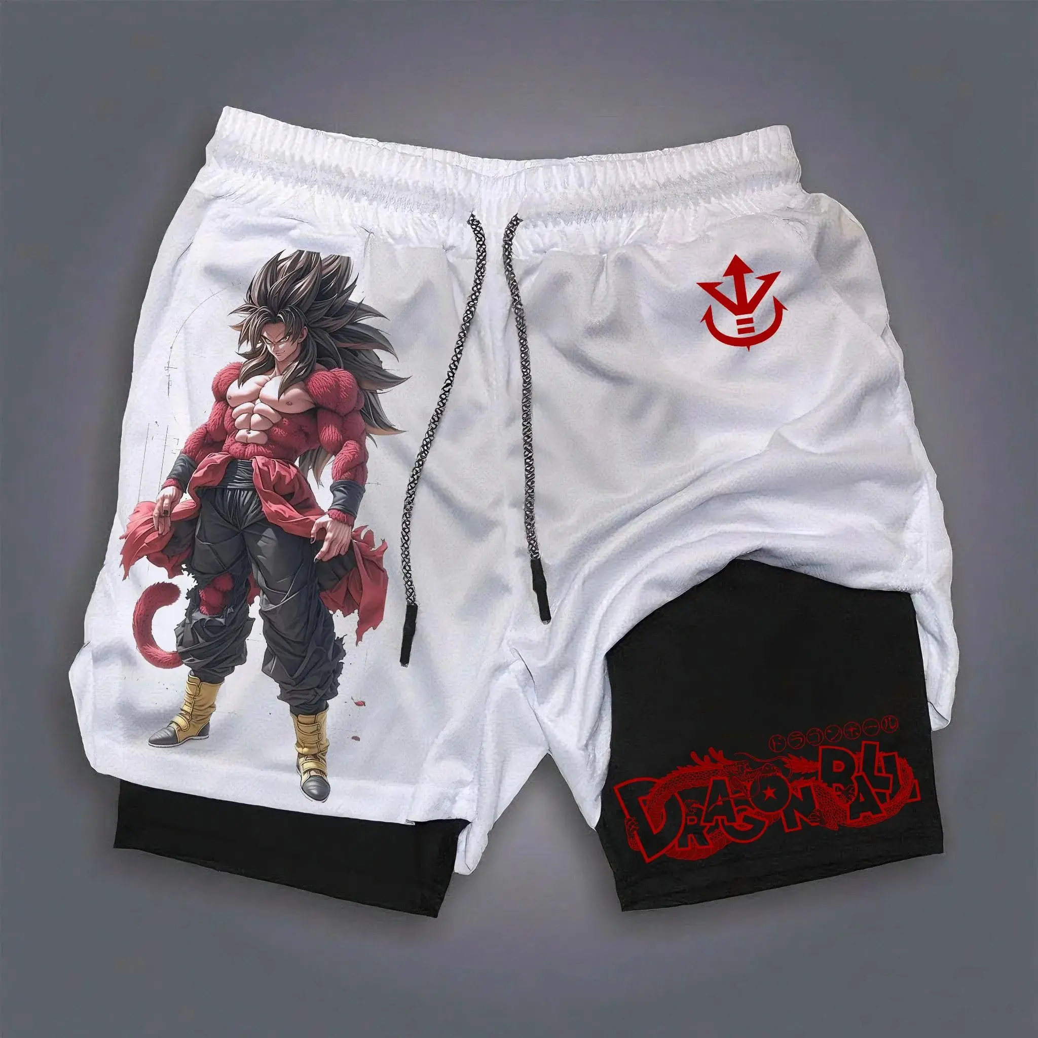 New Dragon Ball Goku Anime Gym Quick-dry Shorts Men Women Breathable Mesh Shorts Summer Casual Beach Pants Sportswear Streetwear