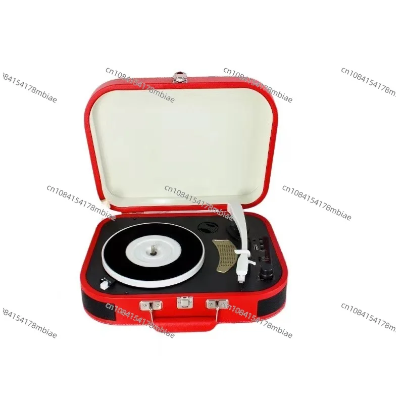 Simple and Stylish Vintage Vinyl Record Player Portable Bluetooth Speaker Decoration Living Room Gift