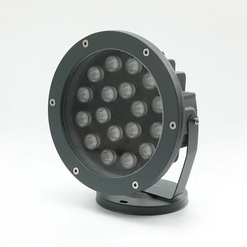 LED Power Flood Light Rainbow Tree Light Outdoor Waterproof Landscape Lamps Ground Shooting Tree Light RGB Solar Garden Lights