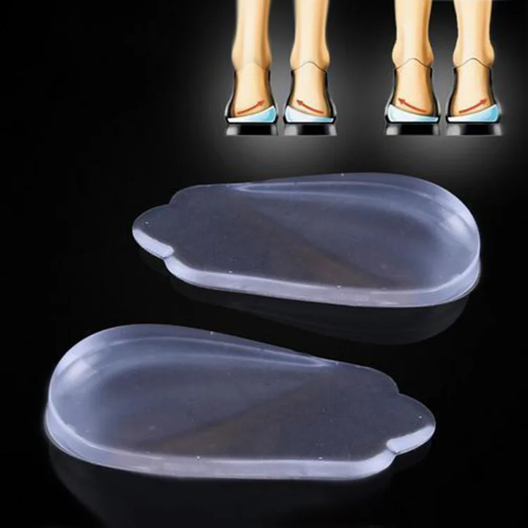 Wholesale Silicone Gel OX Foot Corrective Heel Shoe Pad Women High Heel Elastic Cushion Protect Feet Correction Orthotic Insoles