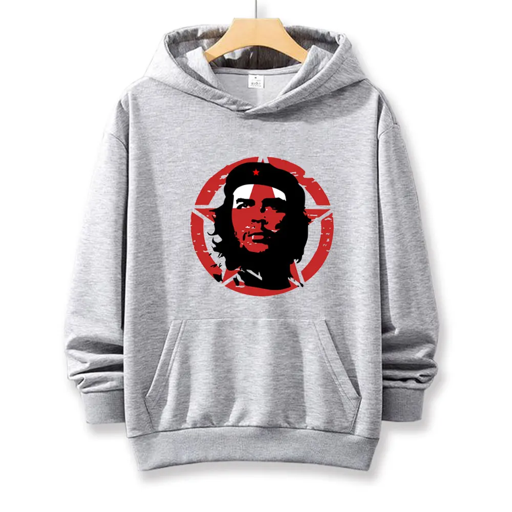 Trendy Brand Hoodies Men Che Guevara Graphic Printed Hoody High Street Streetwear Unisex Winter Women Oversized Casual Clothes