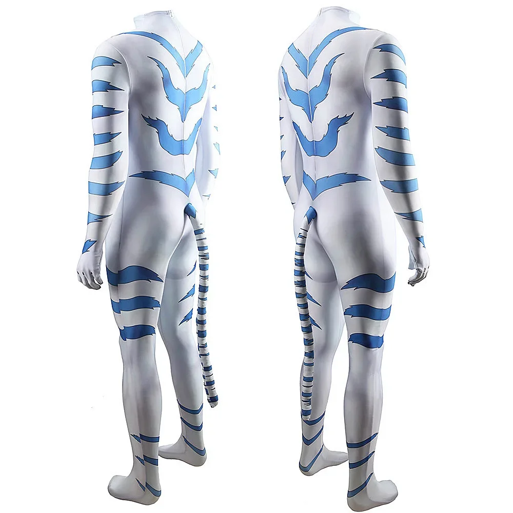 Amine Onmyo Taisenki Cosplay Costume Superhero Huyuan Tai Spandex Zentai Suits Bodysuit Jumpsuit Halloween Costume Cosplay Adult