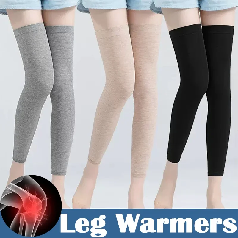 Sport Compression Knee Support Sleeve Cotton Knee Pads Elastic Leg Cover Protecter Summer Air-conditioned Room Warmer Long Socks