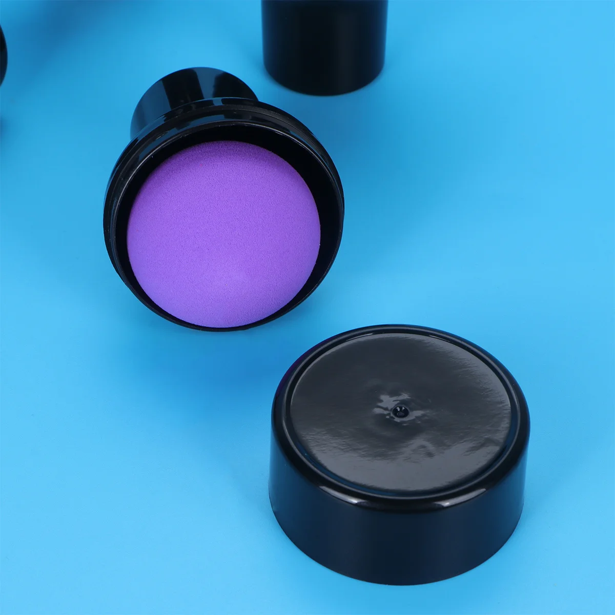 4 قطع من بودرة مكياج على شكل فطر، إسفنجة ناعمة قابلة للغسل ممتازة للوجه وخافي عيوب البشرة وأحمر الخدود #6