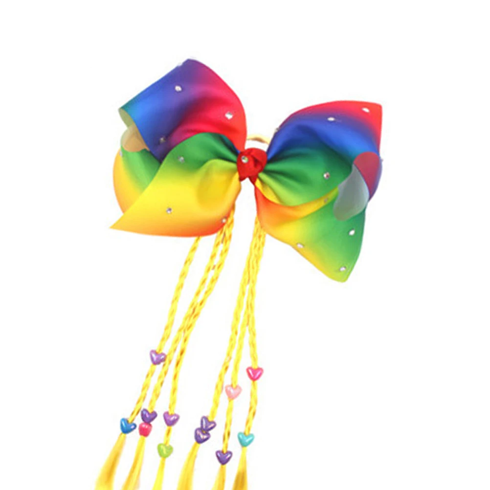 

Baby Girl Hair Accessories Ponytail Ribbon Scrunchies for Girls Colorful Elastics Child