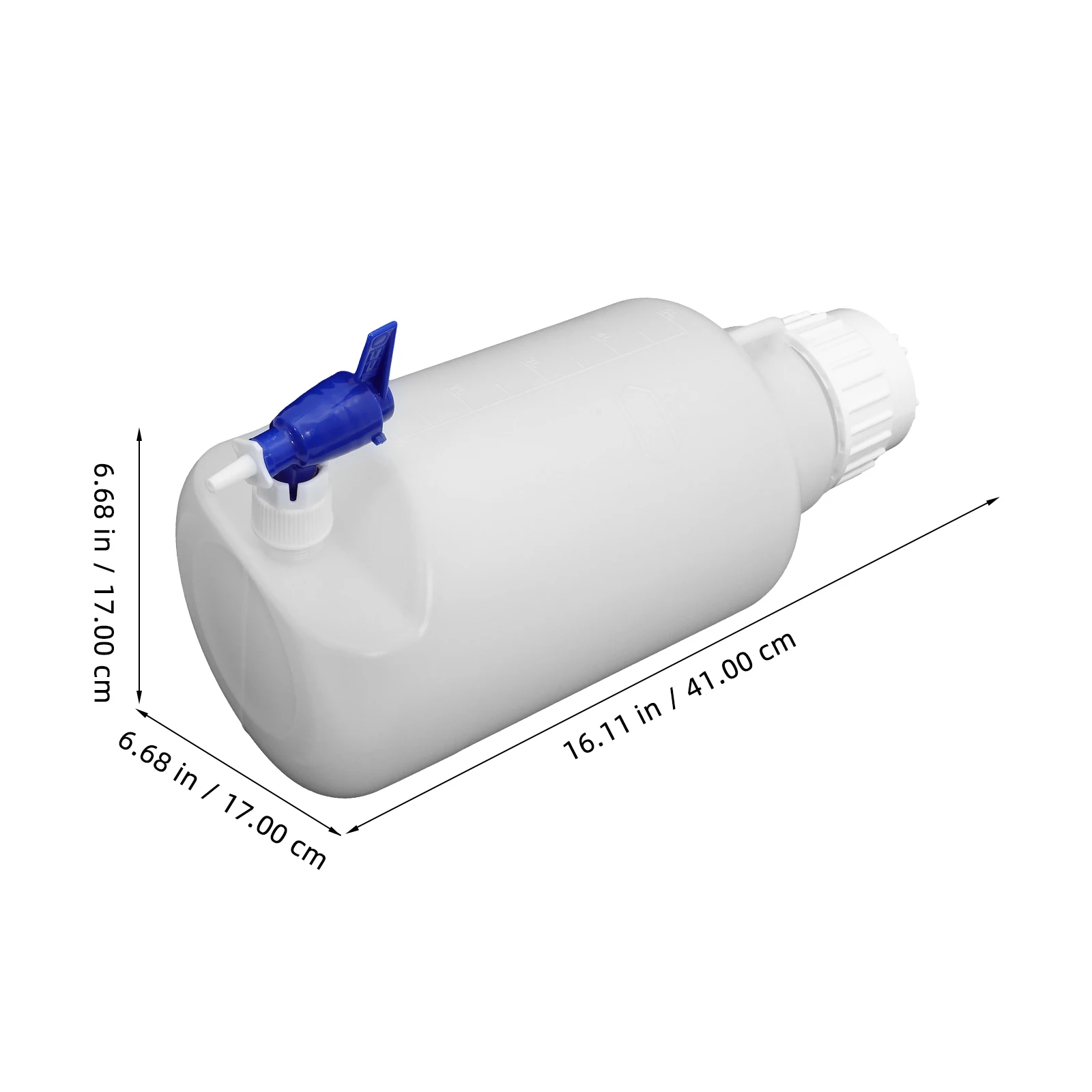 

Break-Resistant Water With Spigot Large Capacity Lightweight Container Simple Design School Use Spill-Proof Storage Jug