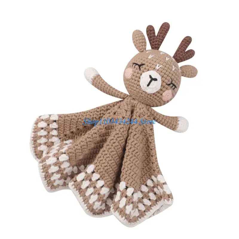 

Детское успокаивающее полотенце, успокаивающее полотенце, вязаная успокаивающая кукла для сна, милая мультяшная успокаивающая