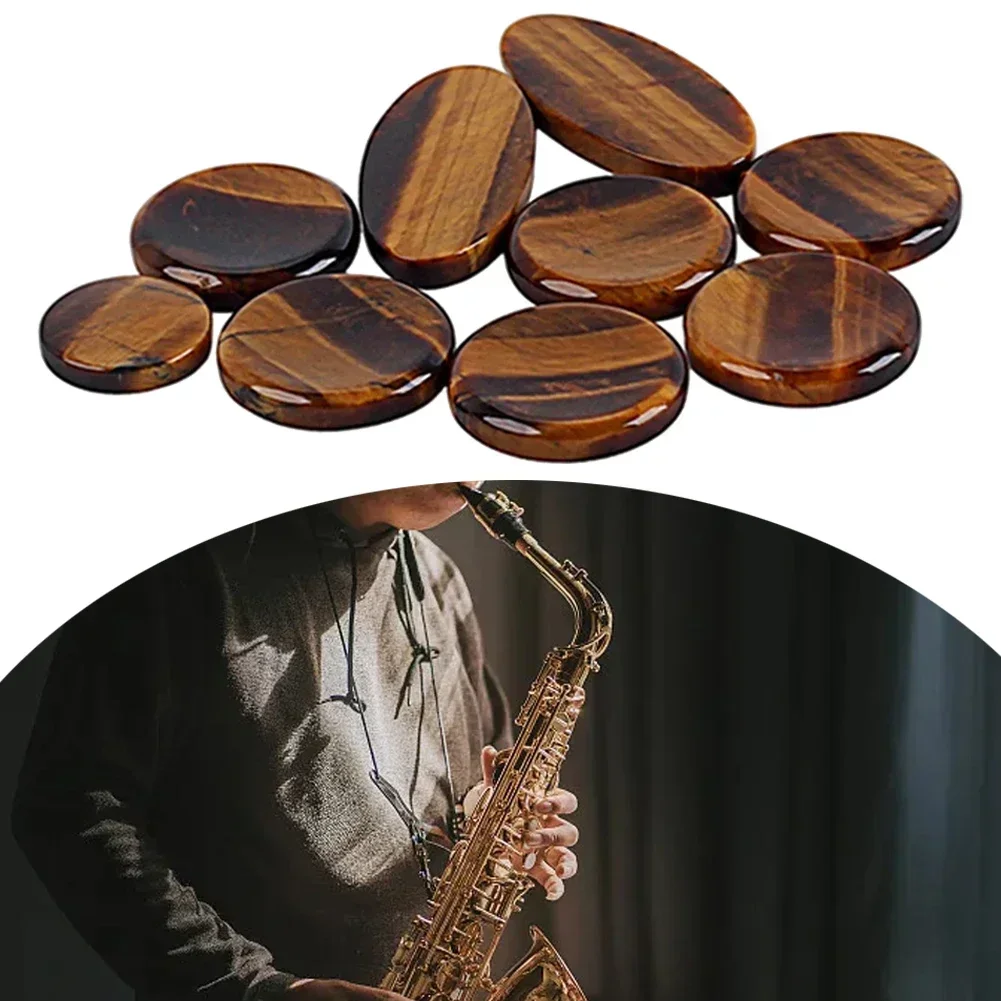 9pcs Saxophone Key Buttons Inlays For Alto Tenor Soprano Saxophone Button Buckle Instruments Sax Replacement Parts