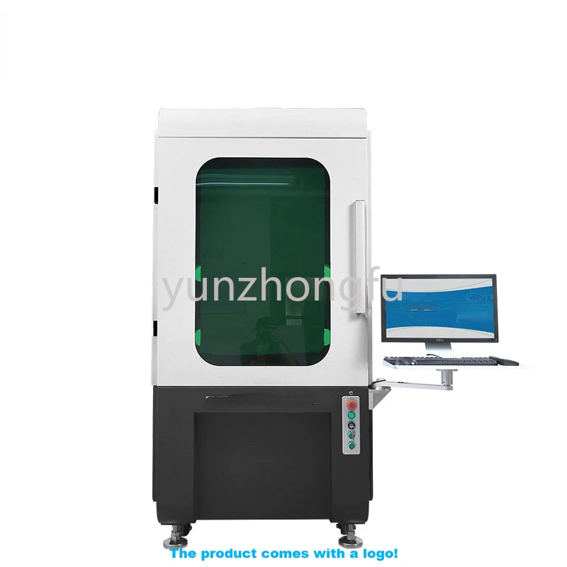 Large Working Area 60cmx60cm Enclosed Floor Standby Type Industrial Computer Dynamic Laser Marking Machine