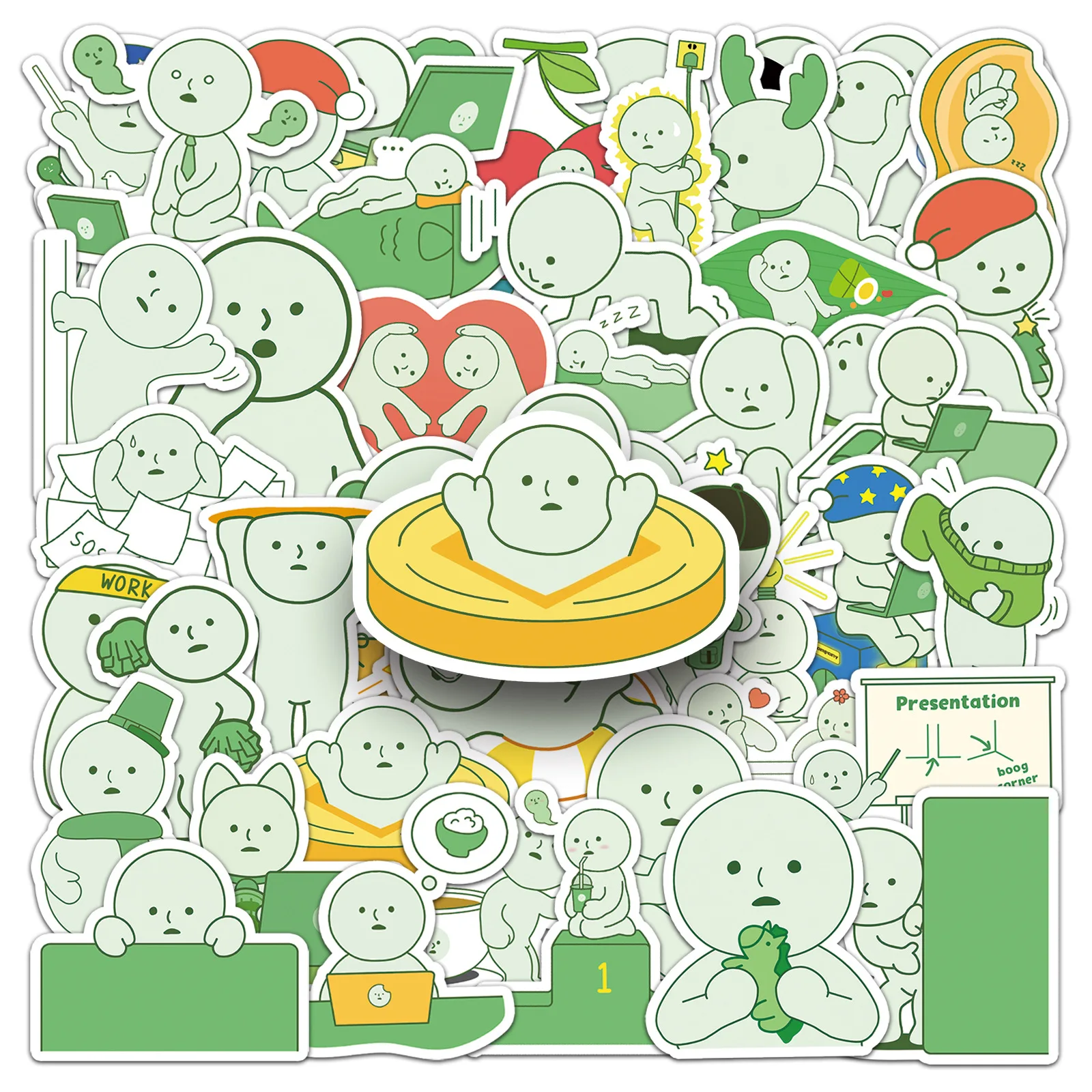 

10/50PCS Smiski Stickers Cute Cartoon Image Decals Kids Toys Graffiti DIY Fridge Laptop Phone Guitar Bike Skateboard Decoration