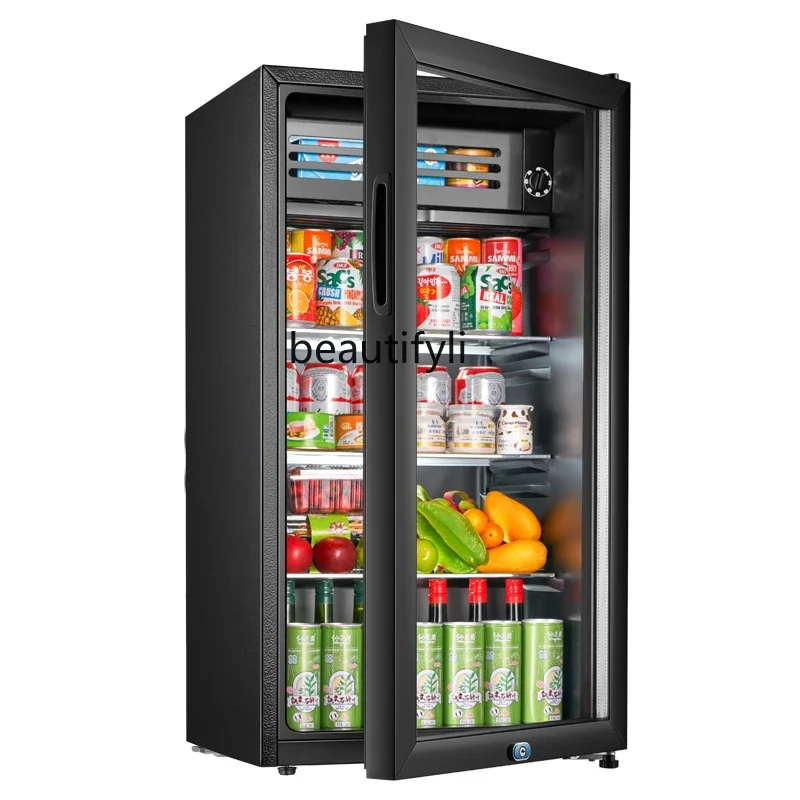 

A61 Ice bar household small refrigerated freezer office tea beverage, refrigerator fresh-keeping cabinet