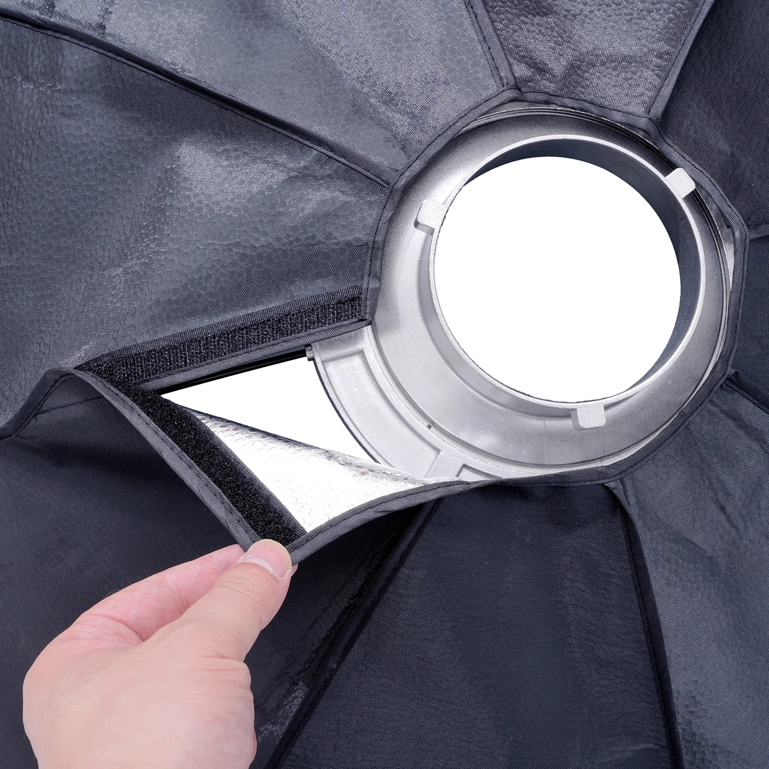Softbox reflector de rejilla de panal octagonal de 95cm para estudio con soporte Bowens para luz de Flash estroboscópica de estudio