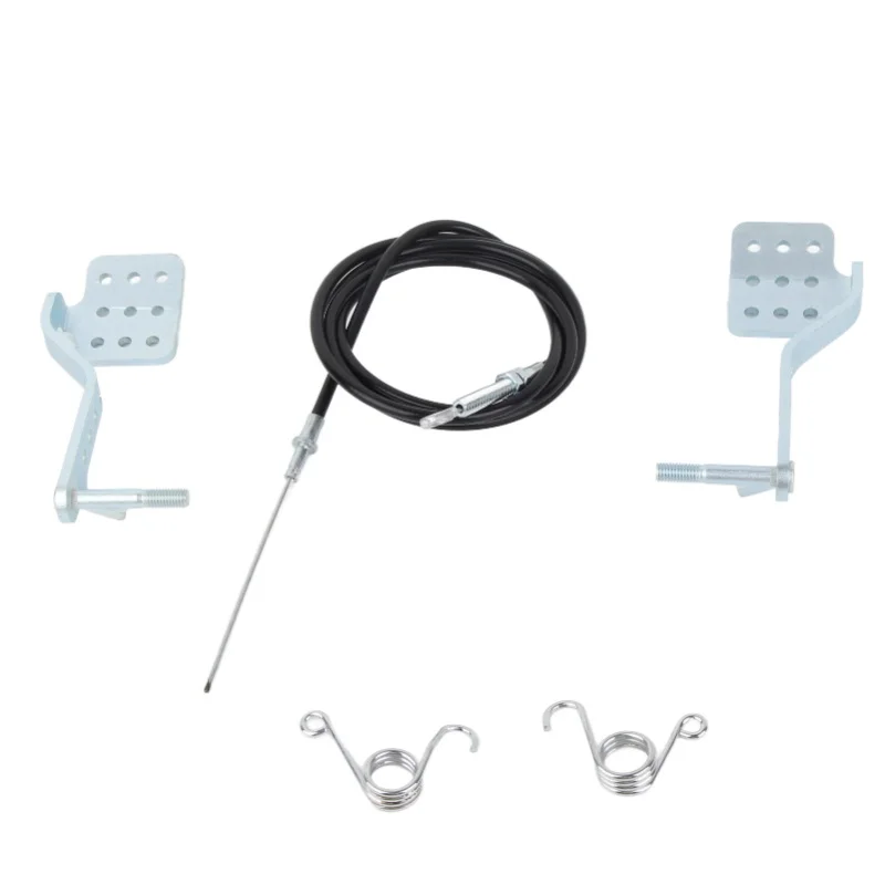 1 par de pedales para Go Kart, kit de pedales de freno y acelerador con cable de acelerador de 71 pulgadas para 196cc 6.5hp Road Rocket Azusa Fun Kart