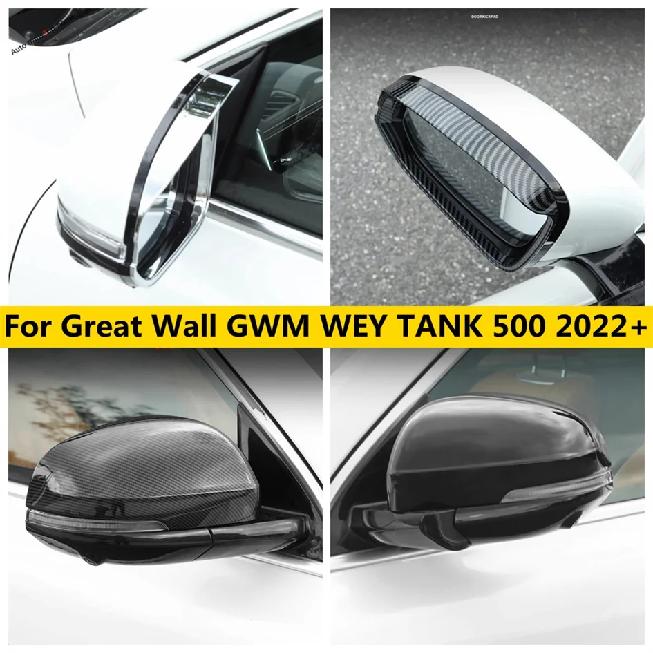 

Rearview Mirror Protector Window Shield Side Visor Rainproof Decoration Cover Trim For Great Wall GWM WEY TANK 500 2022 - 2024