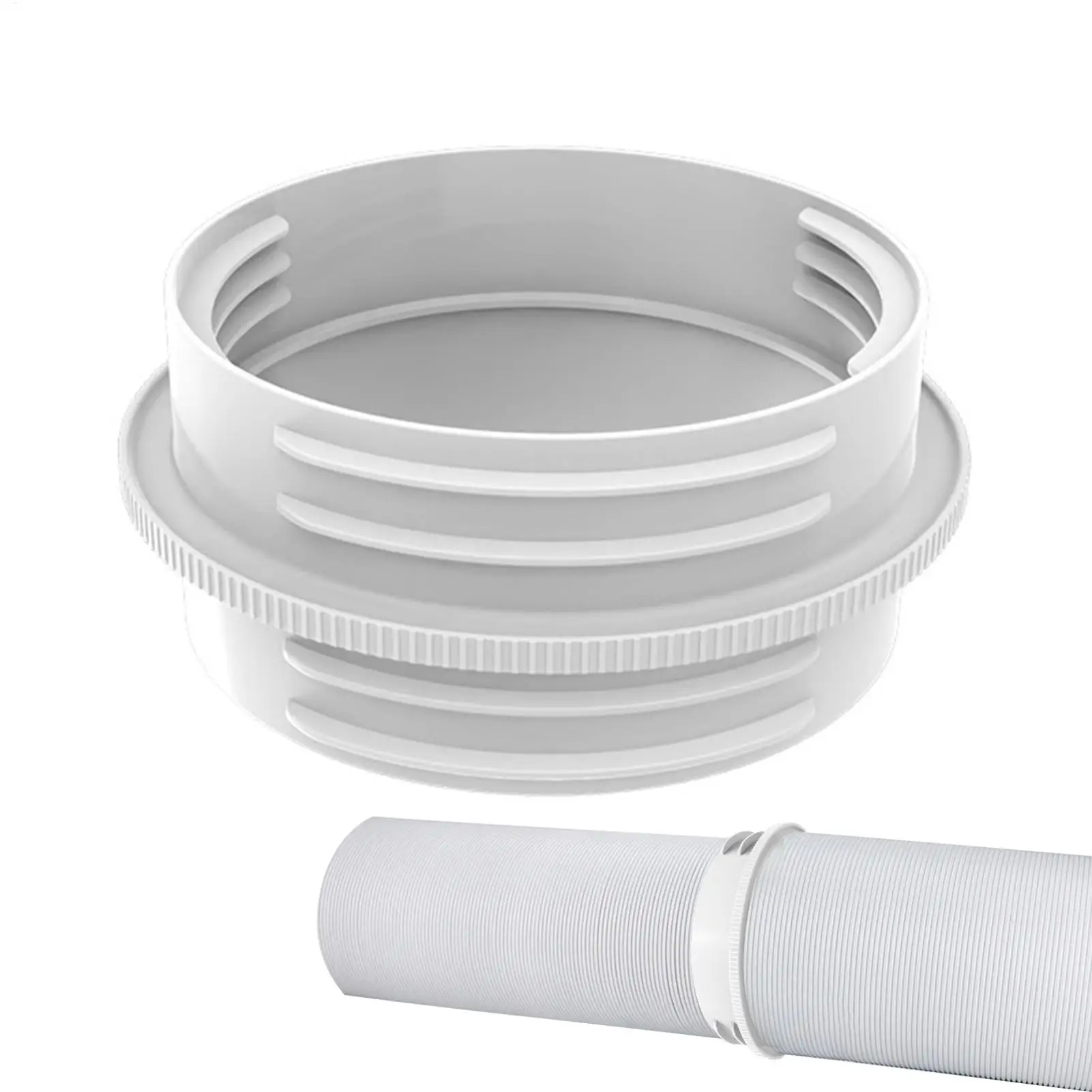 Universal Portable AC Exhaust Hose Connector Insulated Air Conditioner Coupler Sealable Vent Kit Adapter for Home Window Door
