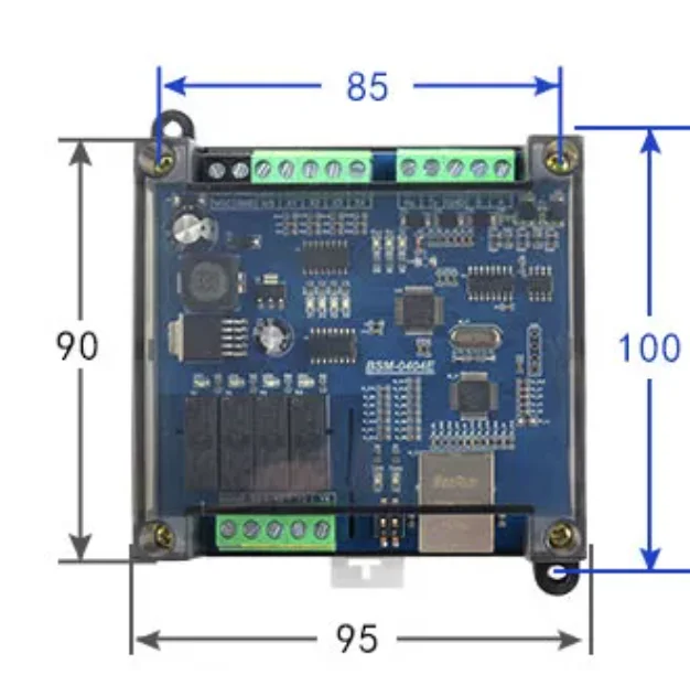 Remote I/O Analog Signal Acquisition Serial/Network Control Module with RS232/485/TCP Modbus RTU Protocol