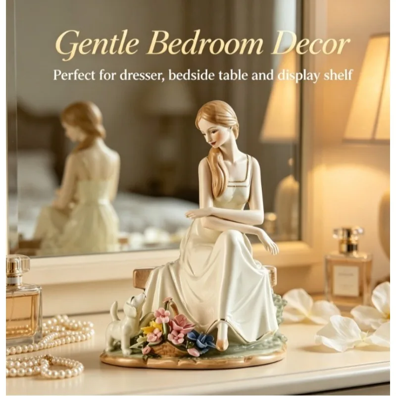 Holiday gift selection | High-value ceramic character ornaments convey elegant life aesthetics and fill the atmosphere
