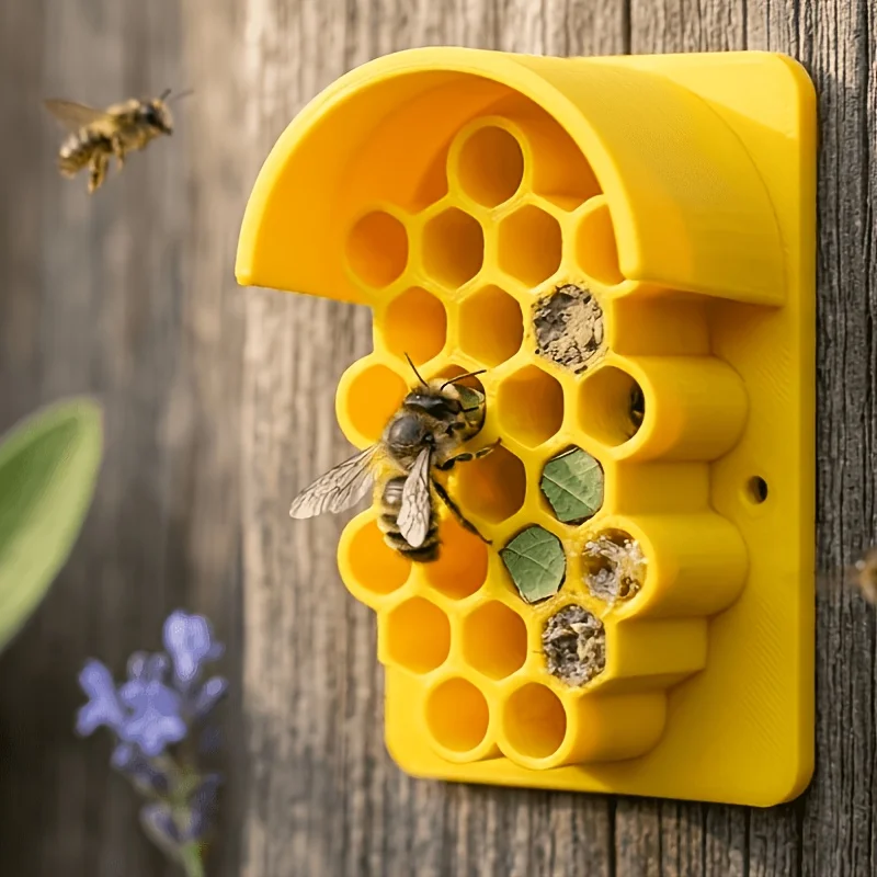 1pc Garden Beneficial Insect Shelter Insect Hotel, Small Bee Hotel, Outdoor Hanging Habitat, Insect Hotel, Suitable for Gardens