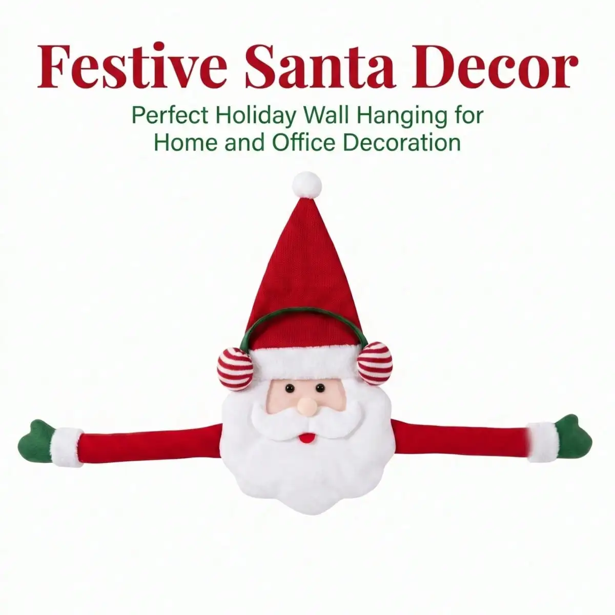 Christmas Tree Topper Stuffed Santa/Snowman/Gingerbread Hugger Tree Decor
