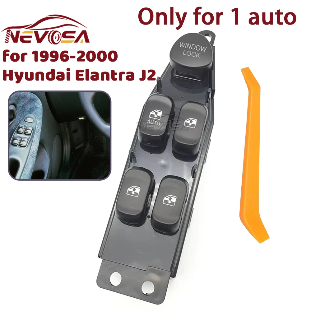 Power Window Regulator Control Switch For Hyundai Elantra J2 1996 1997 1998 1999 2000 9357029050 Left Hand Driver 93570-29050