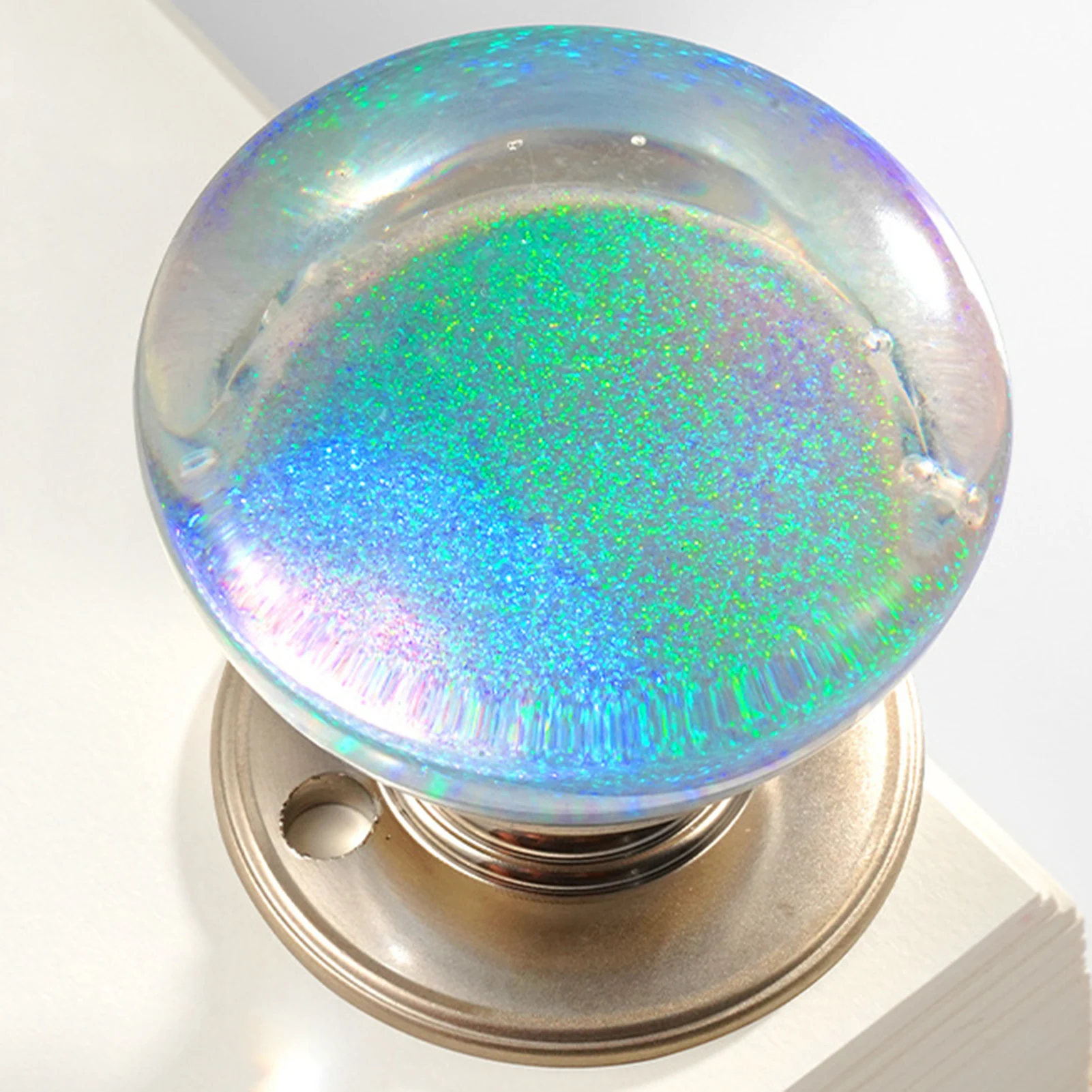 

Resin Crystal Ball Cabinet Door Handle With Embedded Design For Wardrobe Drawer Pulls Resin Cabinet Knobs Drawer Knobs