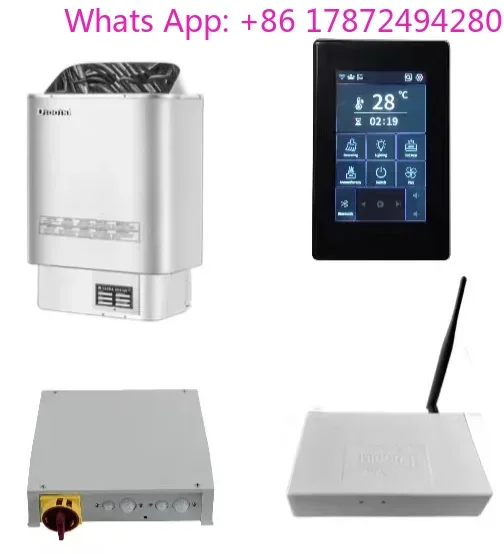 Portable Dry Electric Sauna Room Heater 6KW, App WiFi Control Steam Sauna Heating Machine