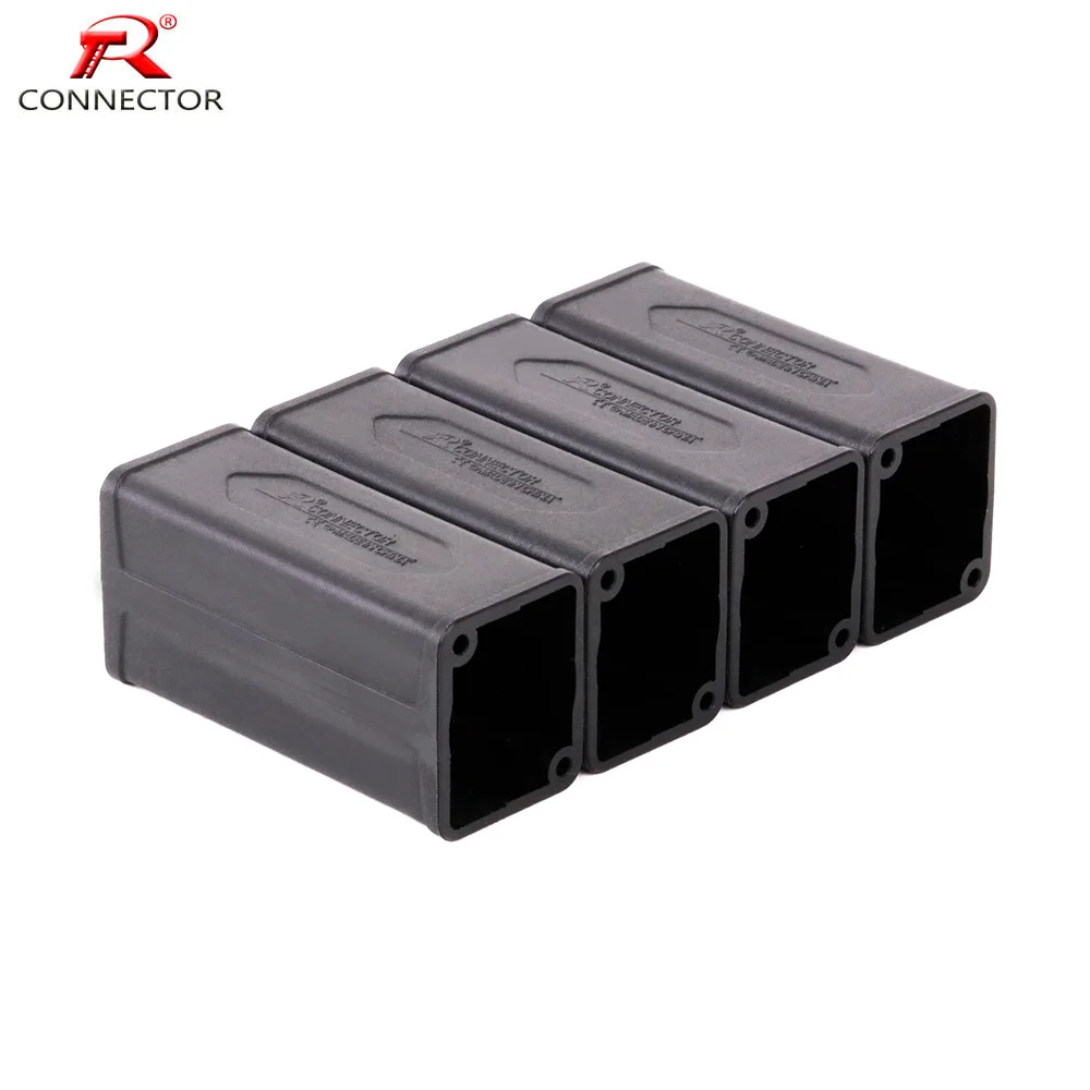 

50pcs High Quality Power Speaker Couplers Extender Connector Case, for 3pins/4Pins Female Power/Speak Sockets Connecting