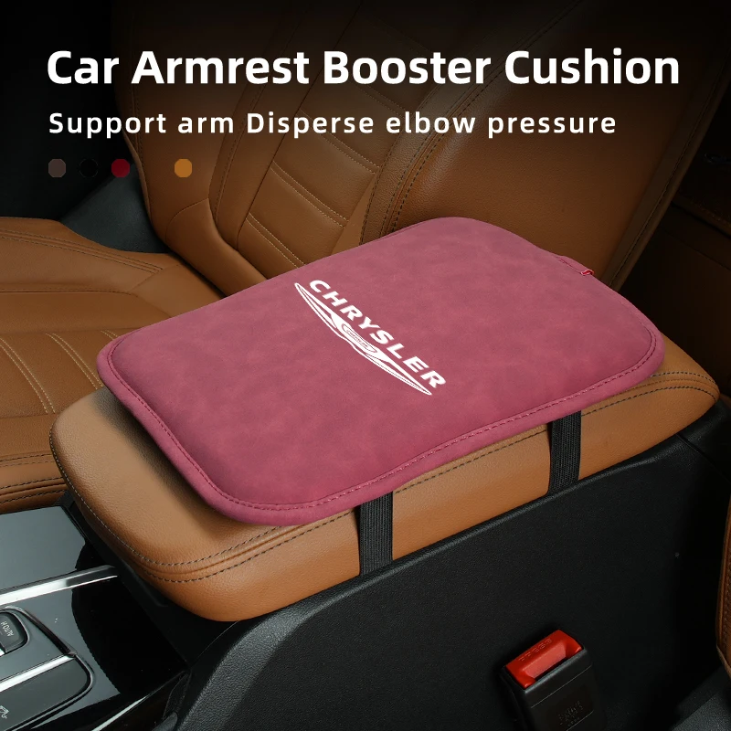 Car Armrest Box Pad Center Console Cover Accessories For Chrysler 300c PT Cruiser Grand Voyager Pacifica Town Country Crossfire