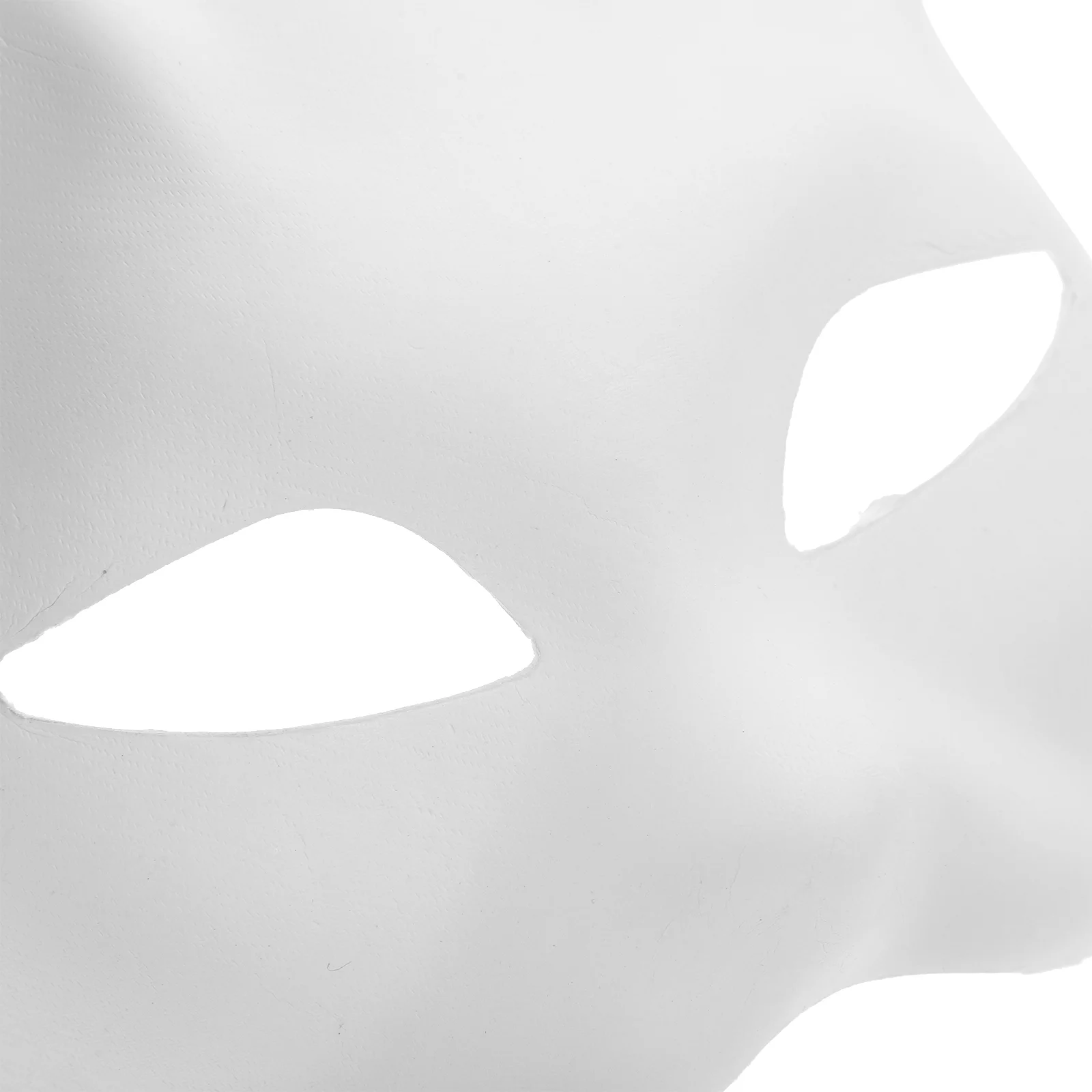 5 sztuk pół twarzy maska kota Cosplay impreza z okazji Halloween białe maski DIY puste rękodzieło wykroje papierowe ręcznie malowane dziecko Masquerade