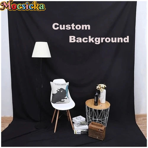 Imagen 2 del producto Mocsicka fondo personalizado Navidad Halloween Año nuevo fiesta fotografía fondo cumpleaños boda decoraciones estudio papel tapiz