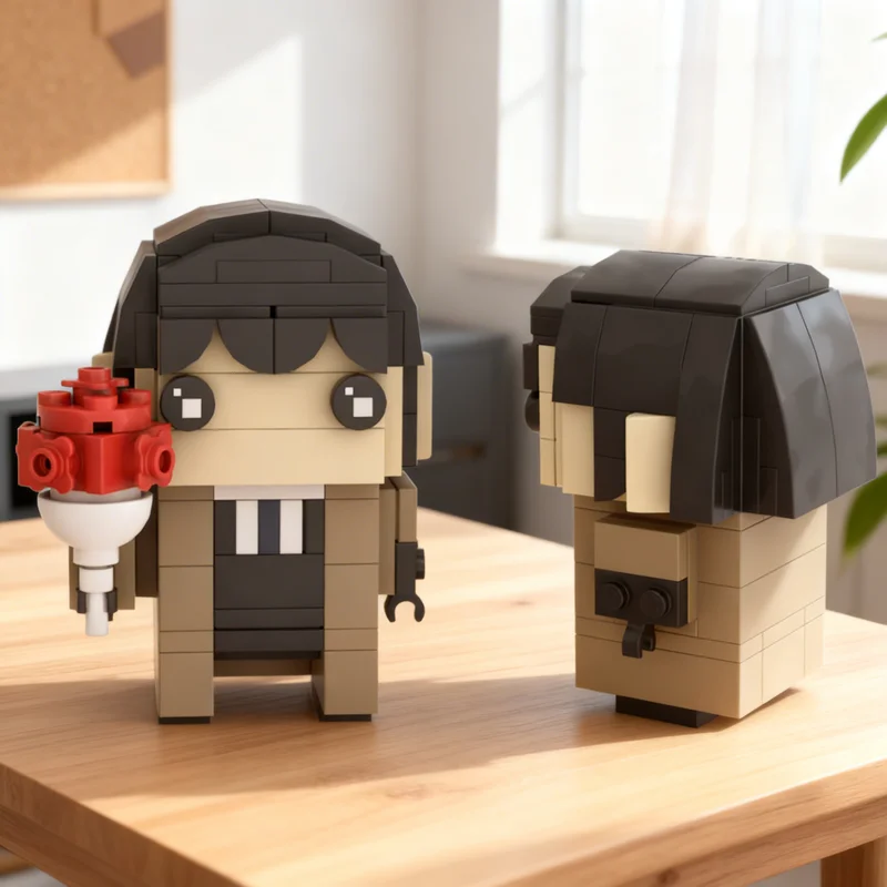 

Набор из 131 детали: Модель Brickheadz Юри Брайар из SPY X, конструктор, креативный подарок, DIY, декор для дома и офиса, премиум-класс для взрослых и детей