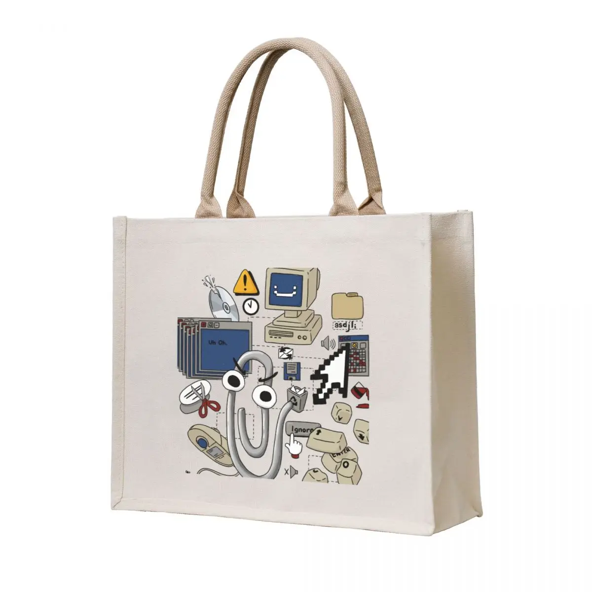

uh oh Tote Bag hand bags custom fabric bag tote bag
